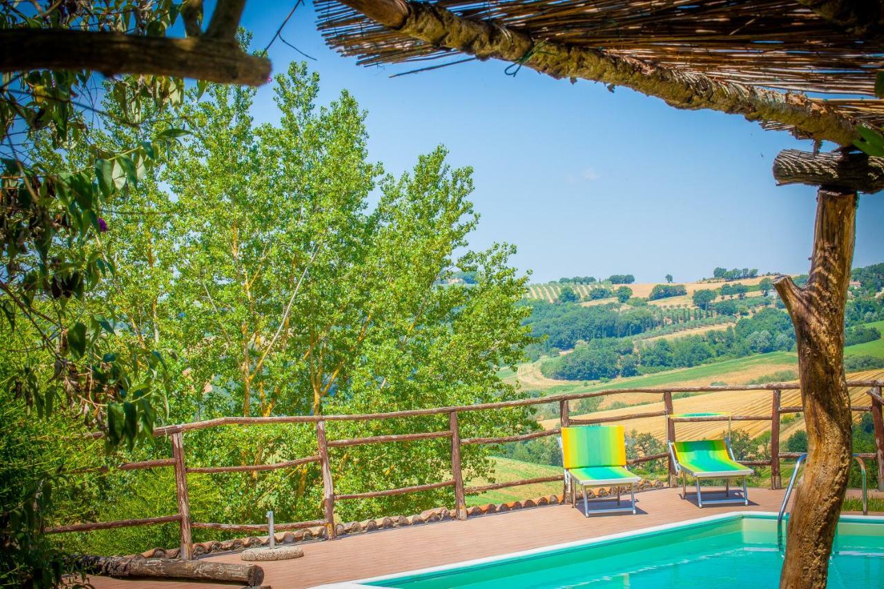 Agriturismo Bio Tra Cielo E Terra Lejlighed Grutti Eksteriør billede
